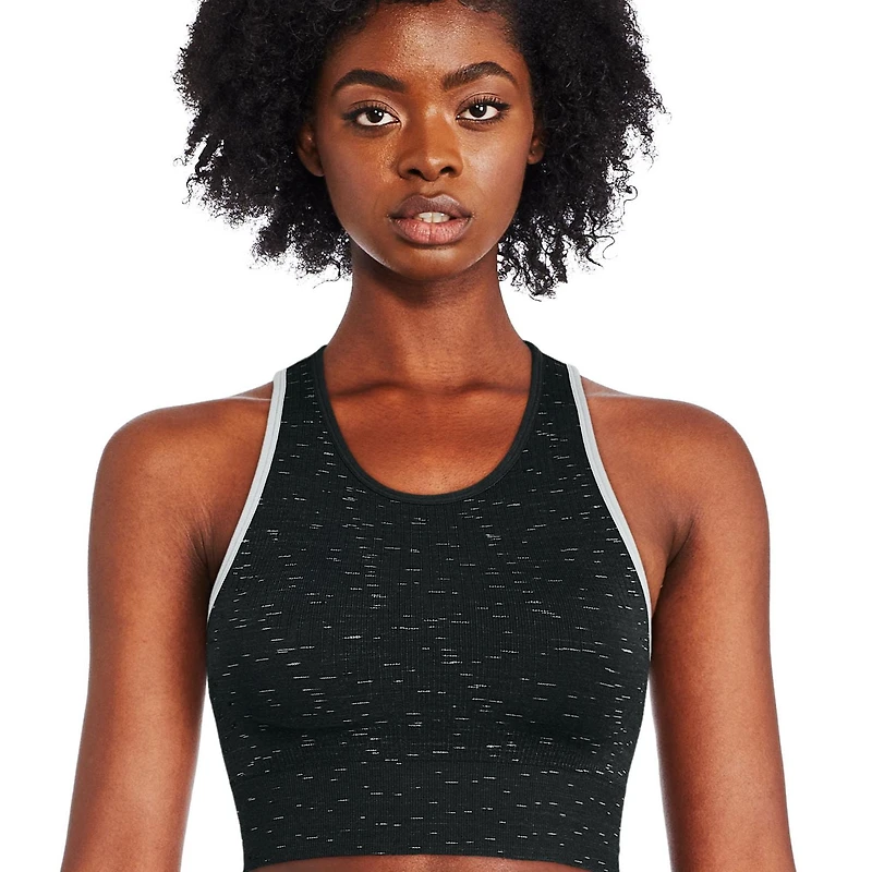 Soutien-gorge sans coutures à col haut Athletic Works pour femmes