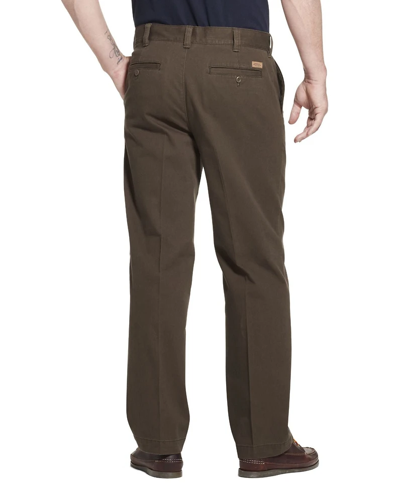 Pantalon chino ARROW pour hommes à devant plat