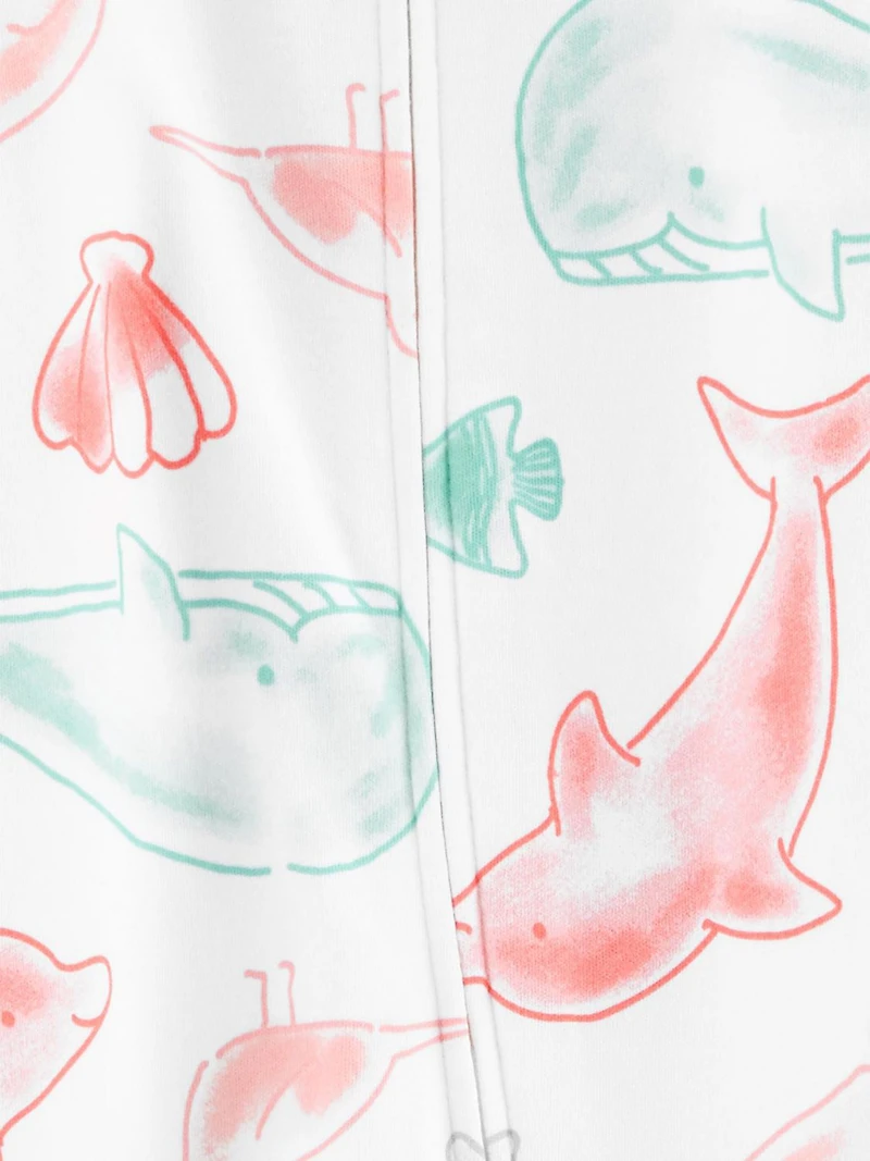 Tenue avec pyjama-grenouillère pour nouveau-née fille Child of Mine made by Carter’s – Créatures Marines