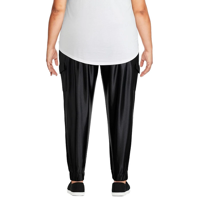 Jogger en satin extensible George Plus pour femmes