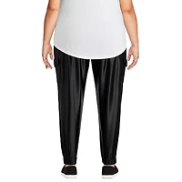 Jogger en satin extensible George Plus pour femmes