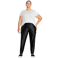 Jogger en satin extensible George Plus pour femmes