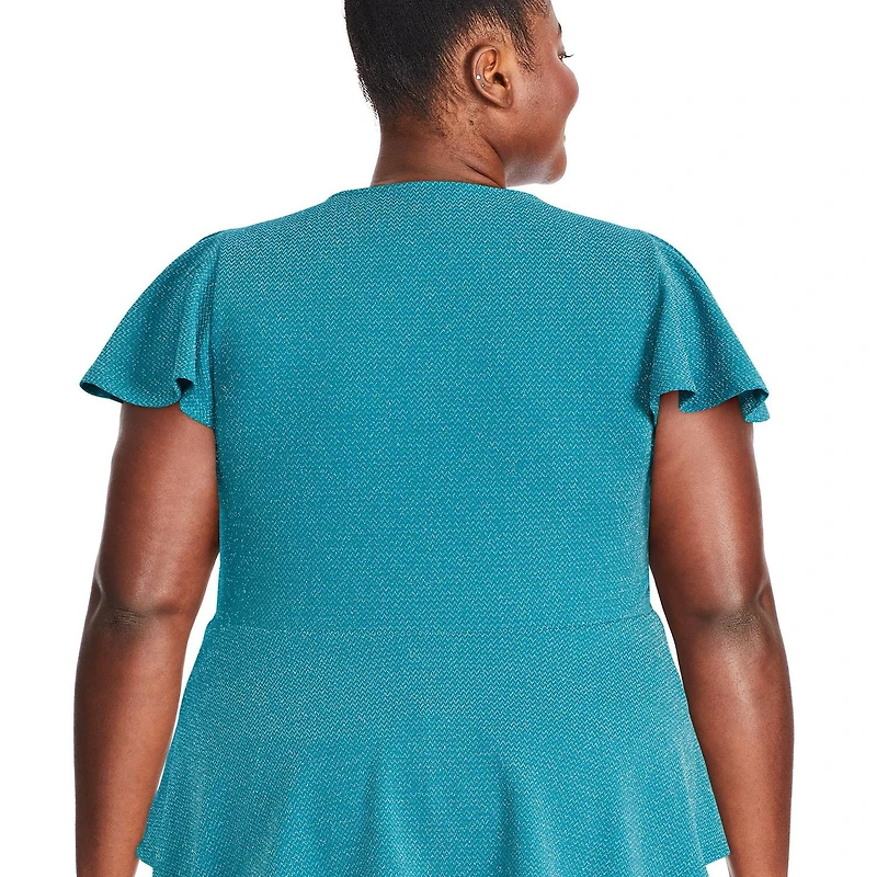 Haut basque en tricot lurex George Plus pour femmes