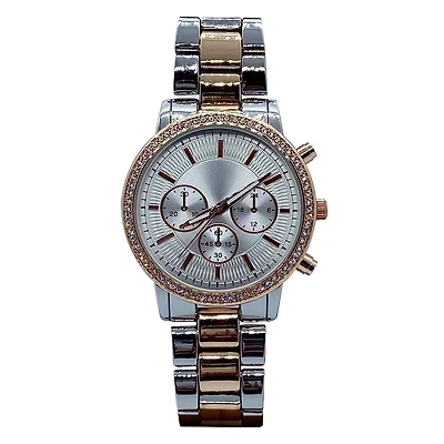 George Ladies Two Tone Link Bracelet Watch