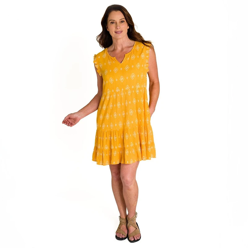 IVY Women's Ruffle Tiered Dress