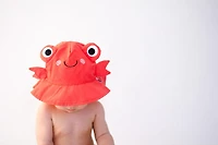 ZOOCCHINI - Baby, Toddler UPF50+ Sun Hat - Swim Hat - Charlie the Crab
