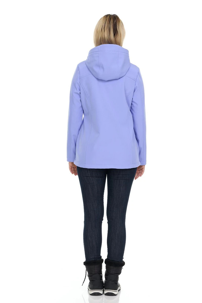 Veste softchell à capuchon pour femmes Tec-One