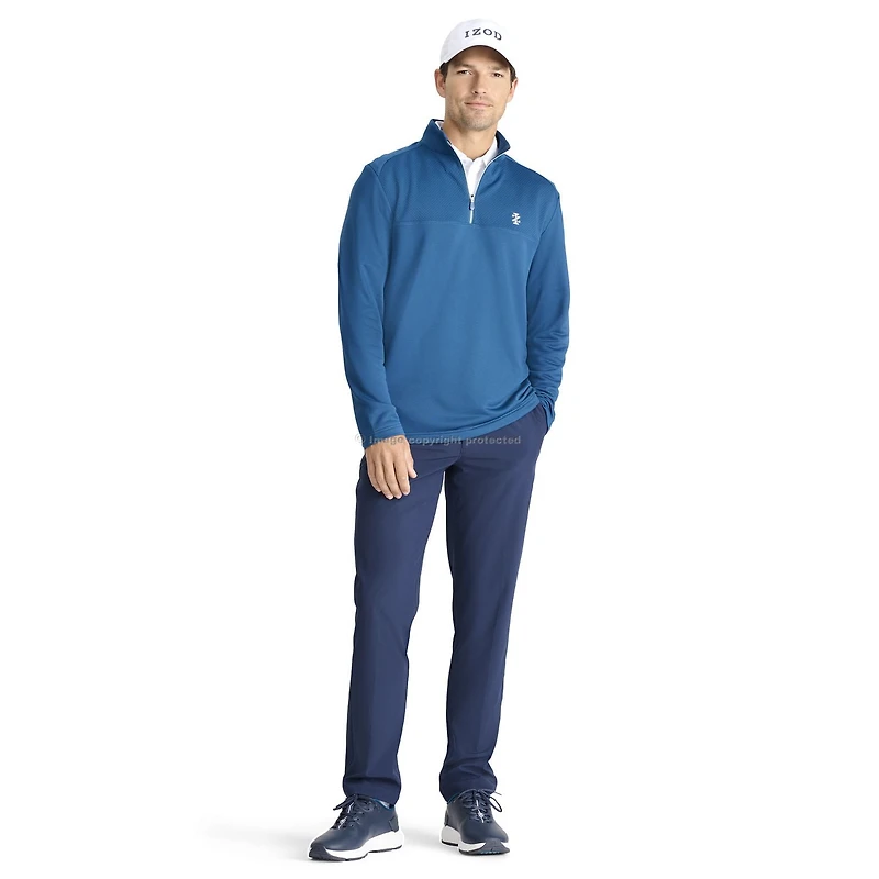 IZOD GOLF ZIP COMPLÈTE HYDRASHIELD HOMME