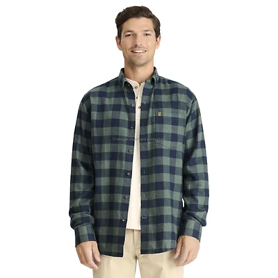 IZOD MENS LONG SLEEVE FLANNEL