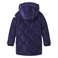Justice Girls' Quilted Winter Jacket