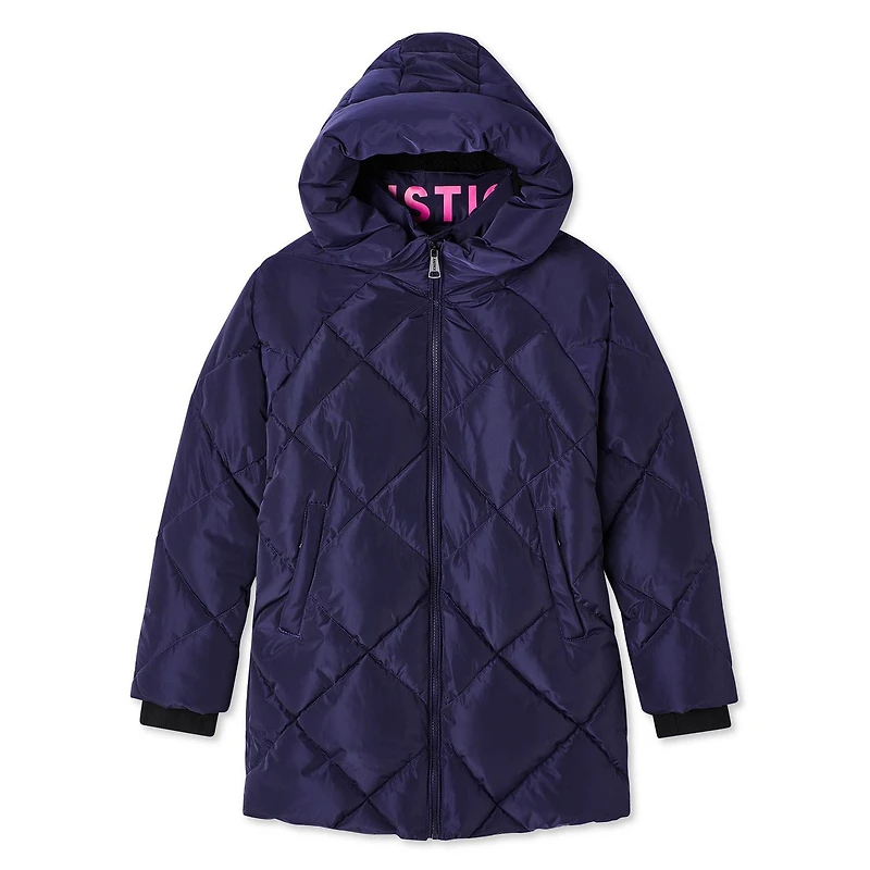 Justice Girls' Quilted Winter Jacket