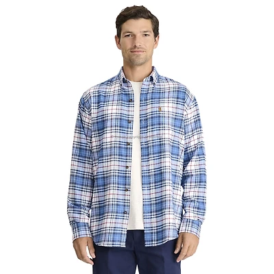 IZOD MENS LONG SLEEVE FLANNEL