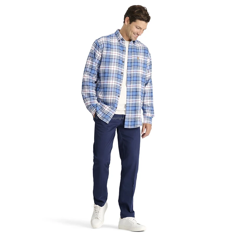 IZOD MENS LONG SLEEVE FLANNEL