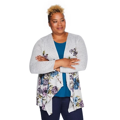 Cardigan trompe-l’œil Penmans Plus pour femmes