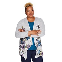 Cardigan trompe-l’œil Penmans Plus pour femmes