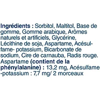 EXCEL Wht, M. bal., gomme sans sucre, blanch. dents, 60 morc., 1 bout. 1 bouteille, 60 morceaux