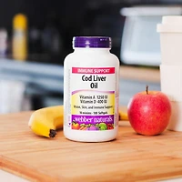 Webber Naturals® Cod Liver Oil Vitamin A and Vitamin D