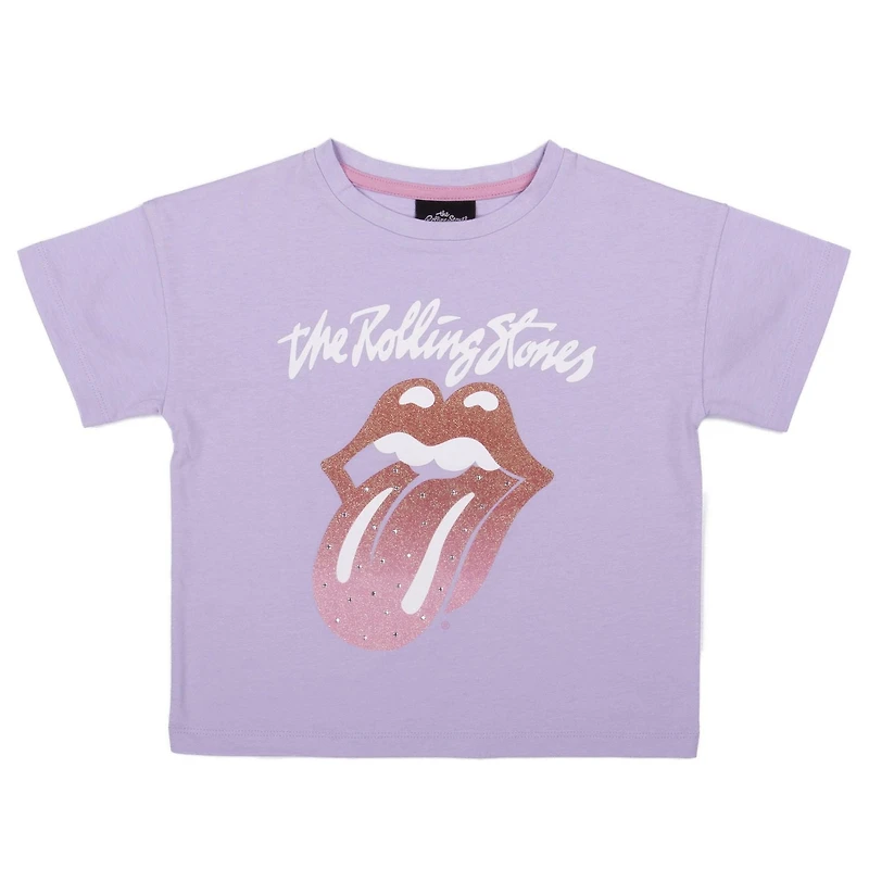 Rolling Stones Chandail à épaule tombante pour filles