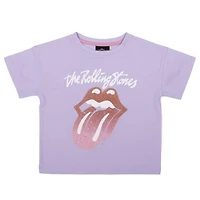 Rolling Stones Chandail à épaule tombante pour filles