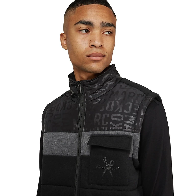 Marc Ecko Men’s Puffer Vest with Detachable Hood