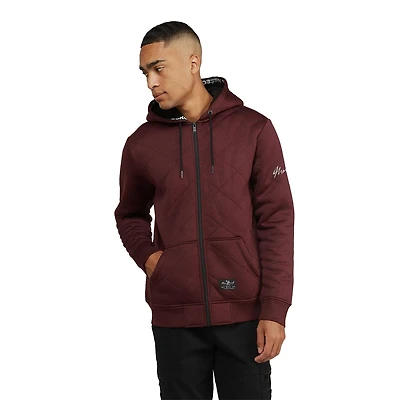 Sweat à capuche zippé doublé Sherpa pour hommes Marc Ecko