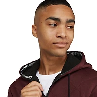 Sweat à capuche zippé doublé Sherpa pour hommes Marc Ecko
