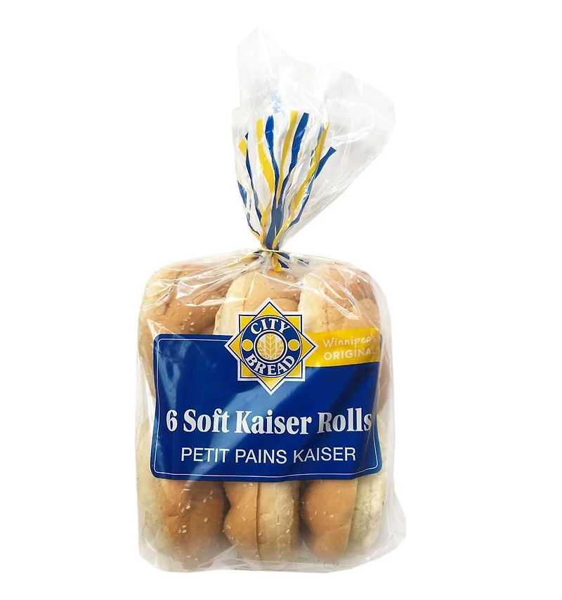 City Bread Petit Pains Kaiser 6pk