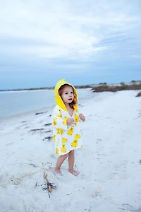 ZOOCCHINI Baby Toddler UPF50+ Terry Swim Cover-up with Hood