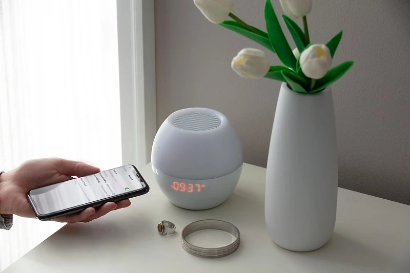 SOUNDRISE WAKE LAMP, Alarm with simulated natural sunlight