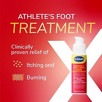 Dr. Scholl’s Athlete's Foot Antifungal Cream Treatment, Itching & Burning Relief, Treats Athlete’s Foot