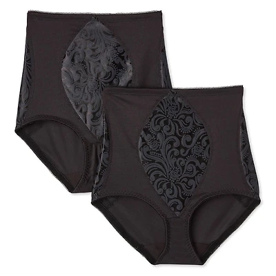 Lot de 2 culottes maintien George pour femmes Tailles M-2XL