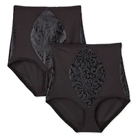 George Women's Shaper Brief 2-Pack, Sizes M-2XL