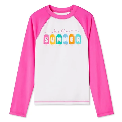 George Girls' Long Sleeve Rash Guard