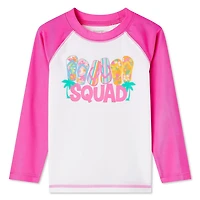 George Toddler Girls' Long Sleeve Rash Guard