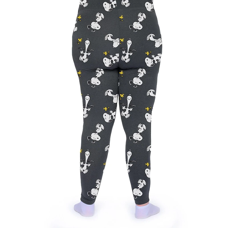 Ladies Plus Peanuts Fun Toss Legging