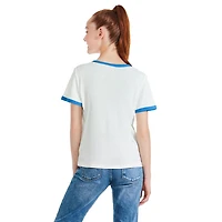 T-shirt à bordure contrastante Stitch Disney pour filles