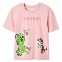 Minecraft Girls' Graphic T-Shirt