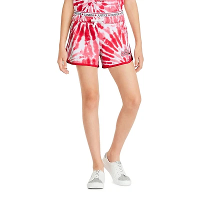 Short coupe dauphin teint par nouage Canada Justice pour filles