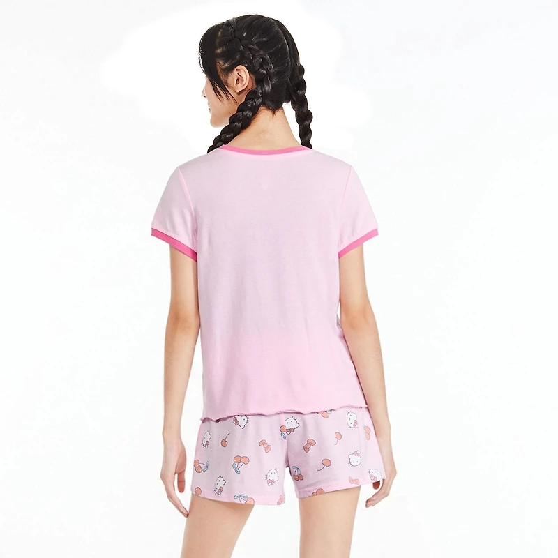 Hello Kitty Girls' Ringer T-Shirt