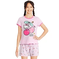 Hello Kitty Girls' Ringer T-Shirt