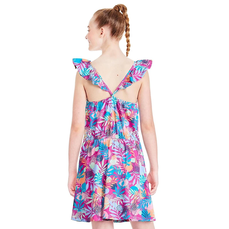 Robe à bretelles volantées George pour filles