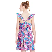 Robe à bretelles volantées George pour filles