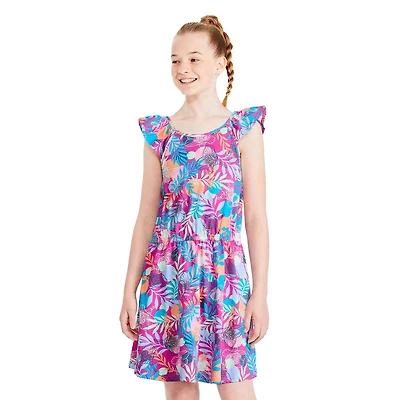 Robe à bretelles volantées George pour filles