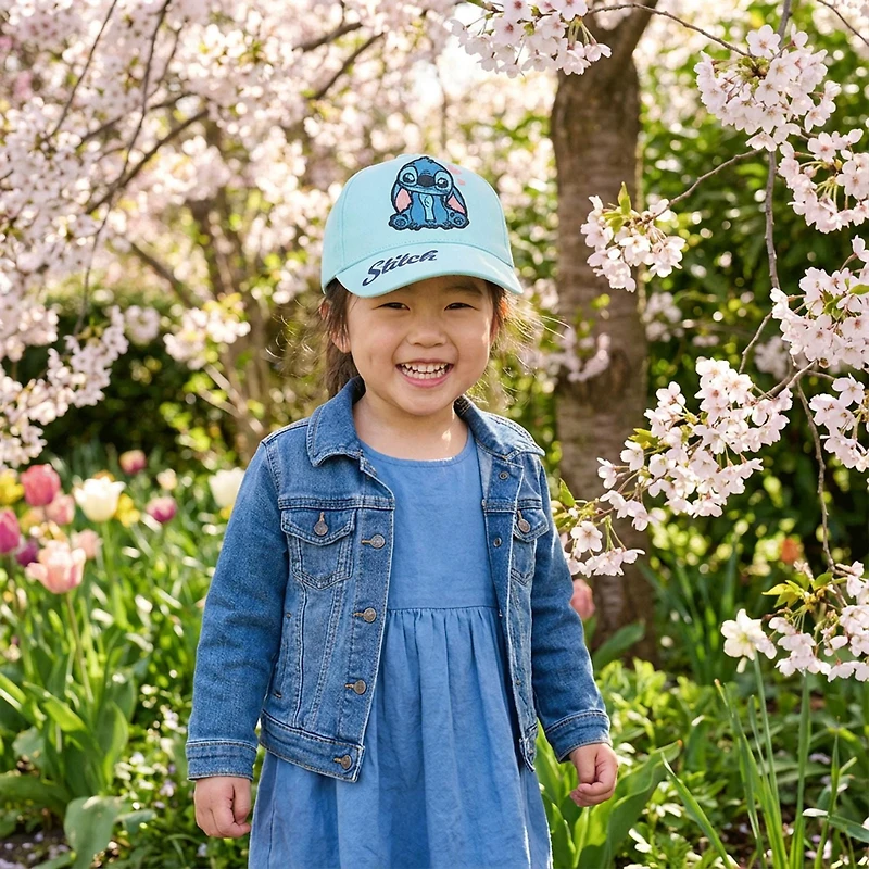 Stitch Casquette Jeune Enfant Avec Écusson En Feutre