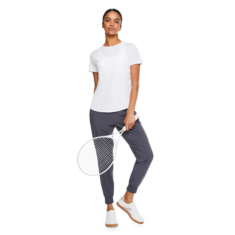 T-shirt à manches courtes Athletic Works pour femmes Tailles TP–TTG