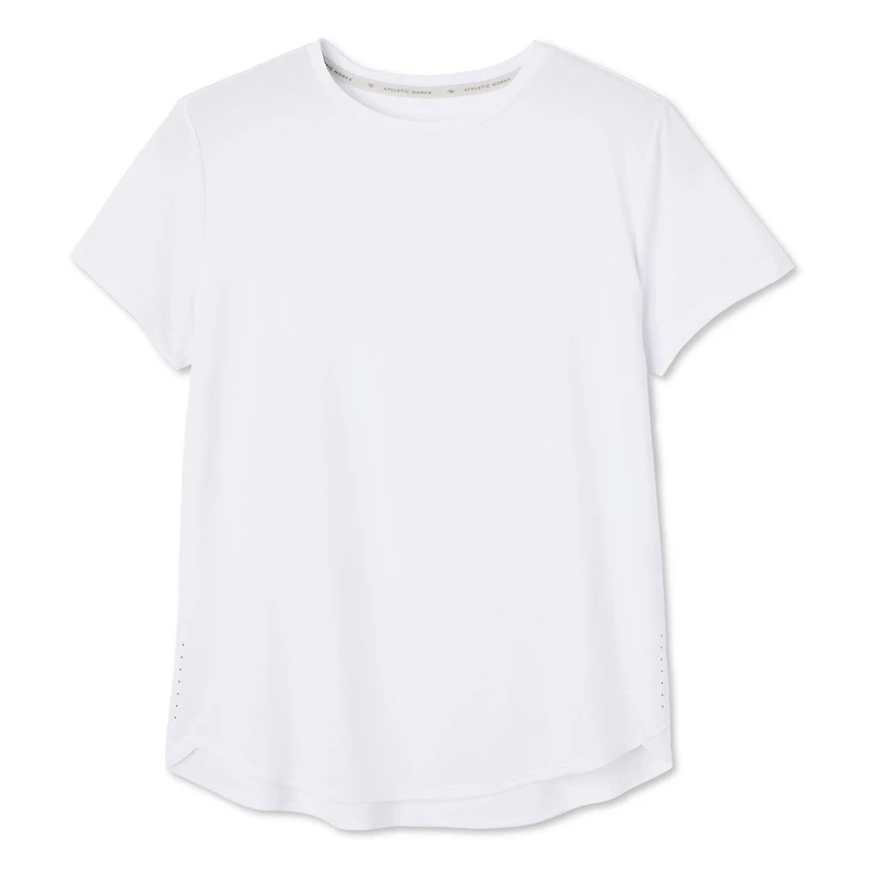 T-shirt à manches courtes Athletic Works pour femmes Tailles TP–TTG