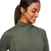 Veste zippée sur la longueur Athletic Works pour femmes
