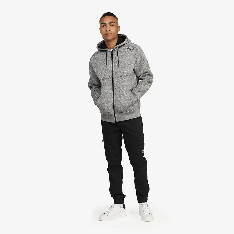 Marc Ecko Men’s Sherpa Lined Zip-Up Hoodie