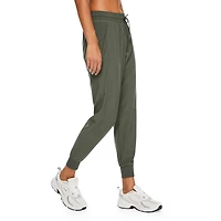 Pantalon tissé avec revers côtelés Athletic Works pour femmes
