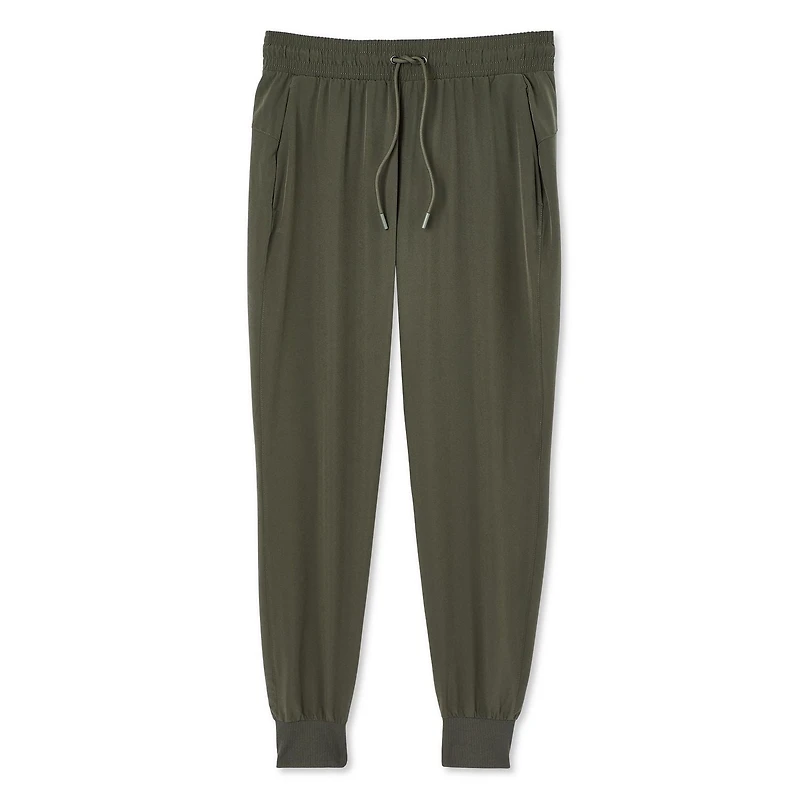 Pantalon tissé avec revers côtelés Athletic Works pour femmes